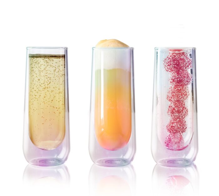 ASOBU Iridescent Stemless Flute - DWG46 - Image 3