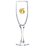 Champagne Flute Glass with Tapered Stem - LCH103